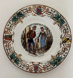 Antique French Sarreguemines Utzschneider & Cie Faience Plates Set 4