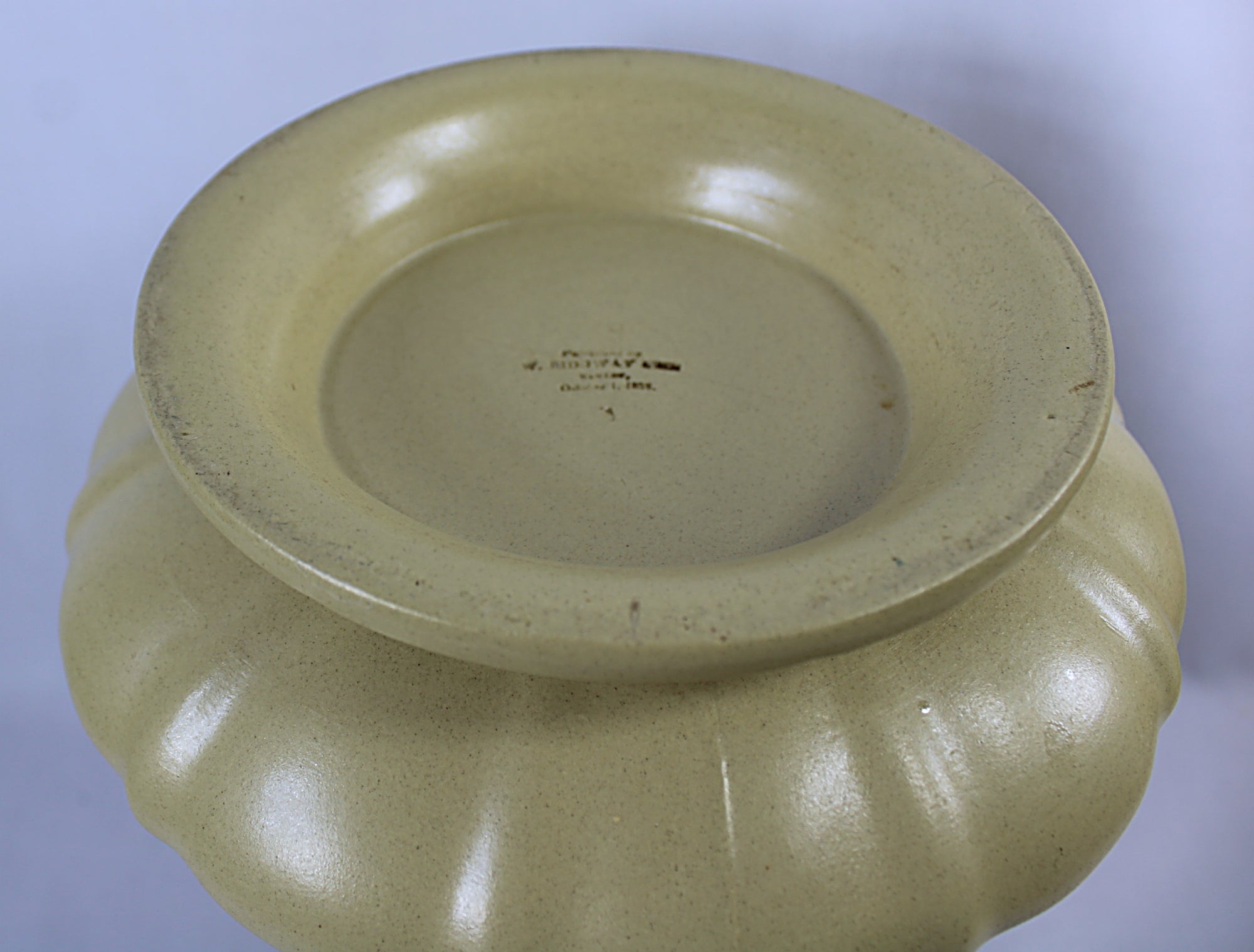 ANTIQUE RIDGWAY English Drabware Jug Ten Inch 1835 Tam O'Shanter Pitcher