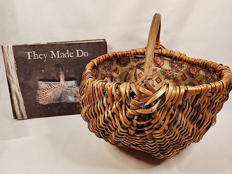 Appalachia 1930s Large Willow Basket