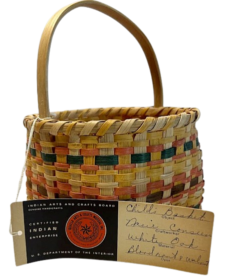 Vintage CHEROKEE Child's Basket by Nancy Conseen