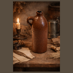 Stoneware Antique Mineral Water Bottle from Selters Germany