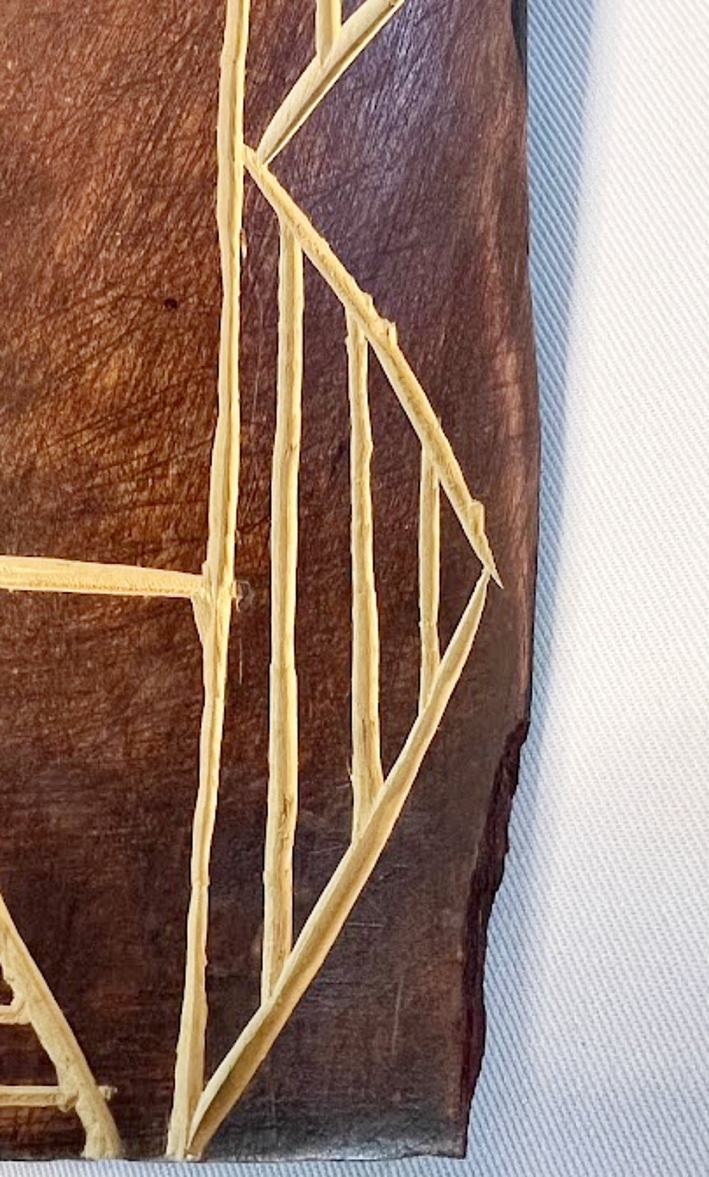African Carved Wood Wall Mask