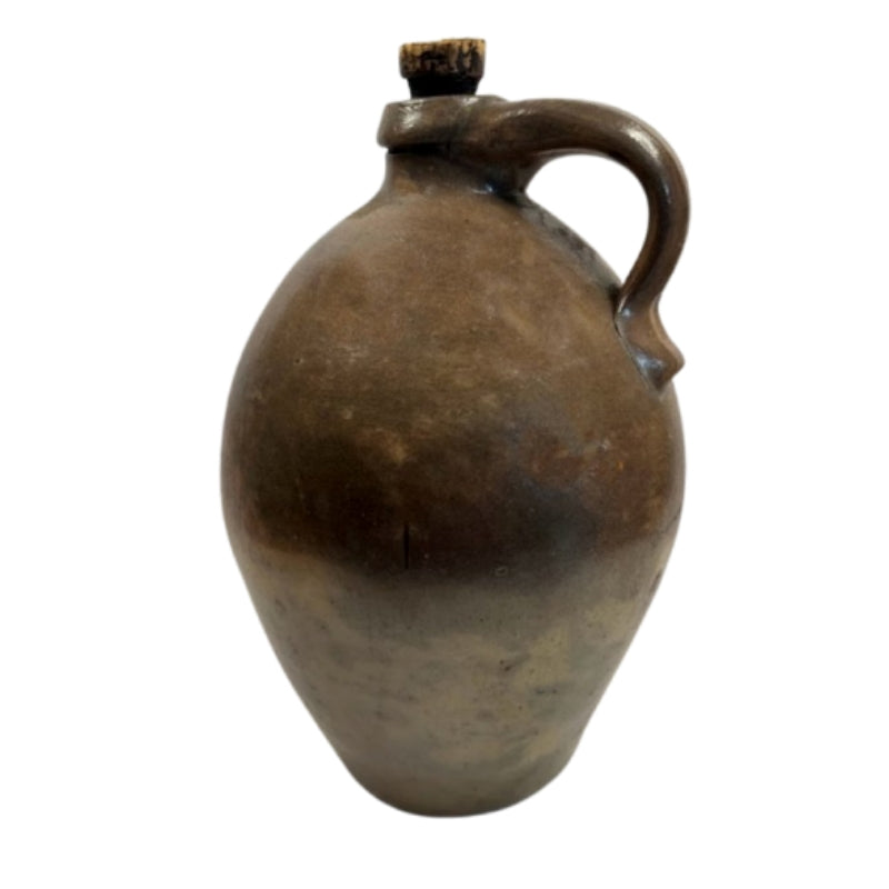 Antique OVOID STONEWARE JUG Salt Glaze Circa 1830