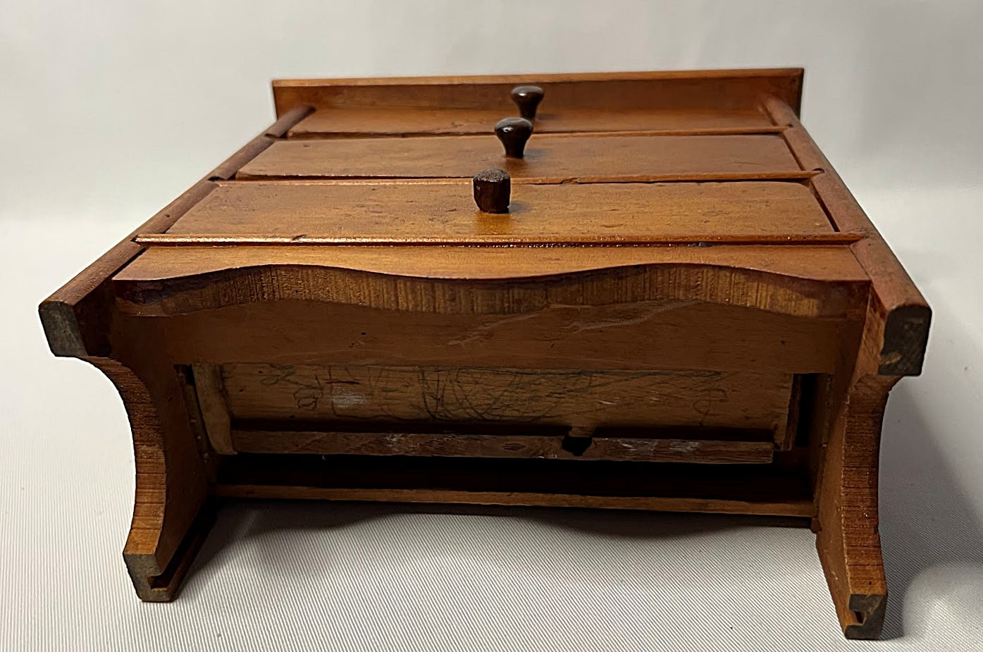 Wisconsin Antique Doll Dresser 11 Inches Solid Wood