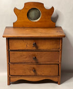 Wisconsin Antique Doll Dresser 11 Inches Solid Wood