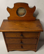 Wisconsin Antique Doll Dresser 11 Inches Solid Wood