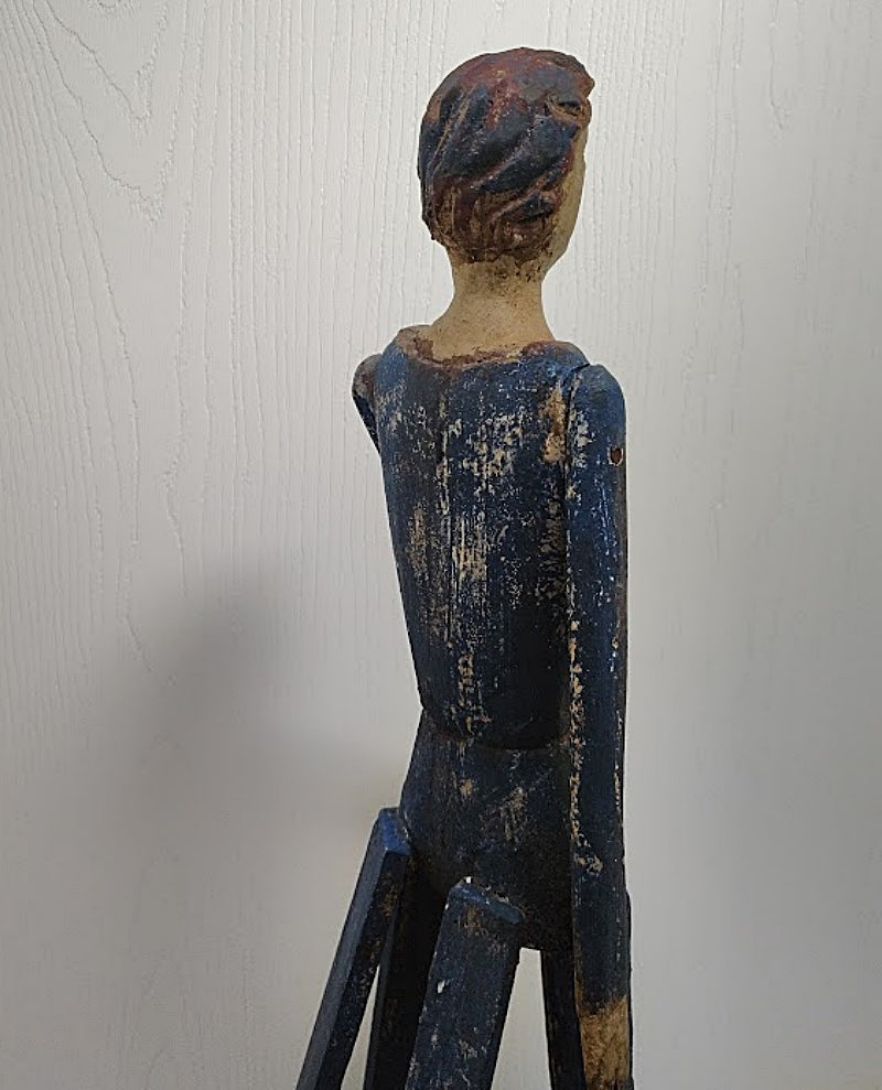 Vintage Santos Cage Doll 28in Upper Back