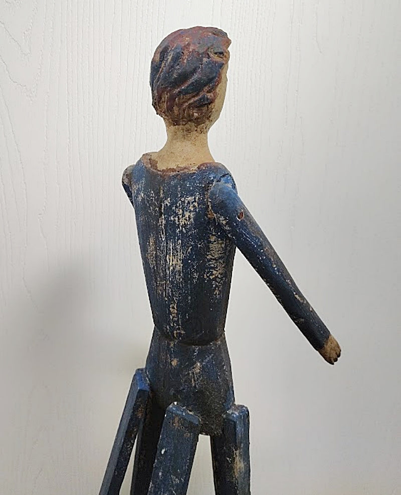 Vintage Santos Cage Doll 28in Arm Out