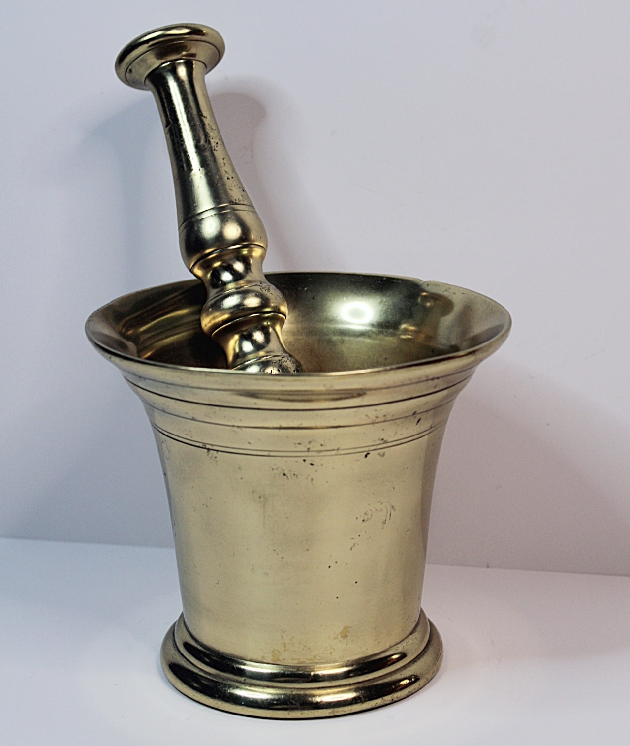 Brass Antique Mortar and Pestle