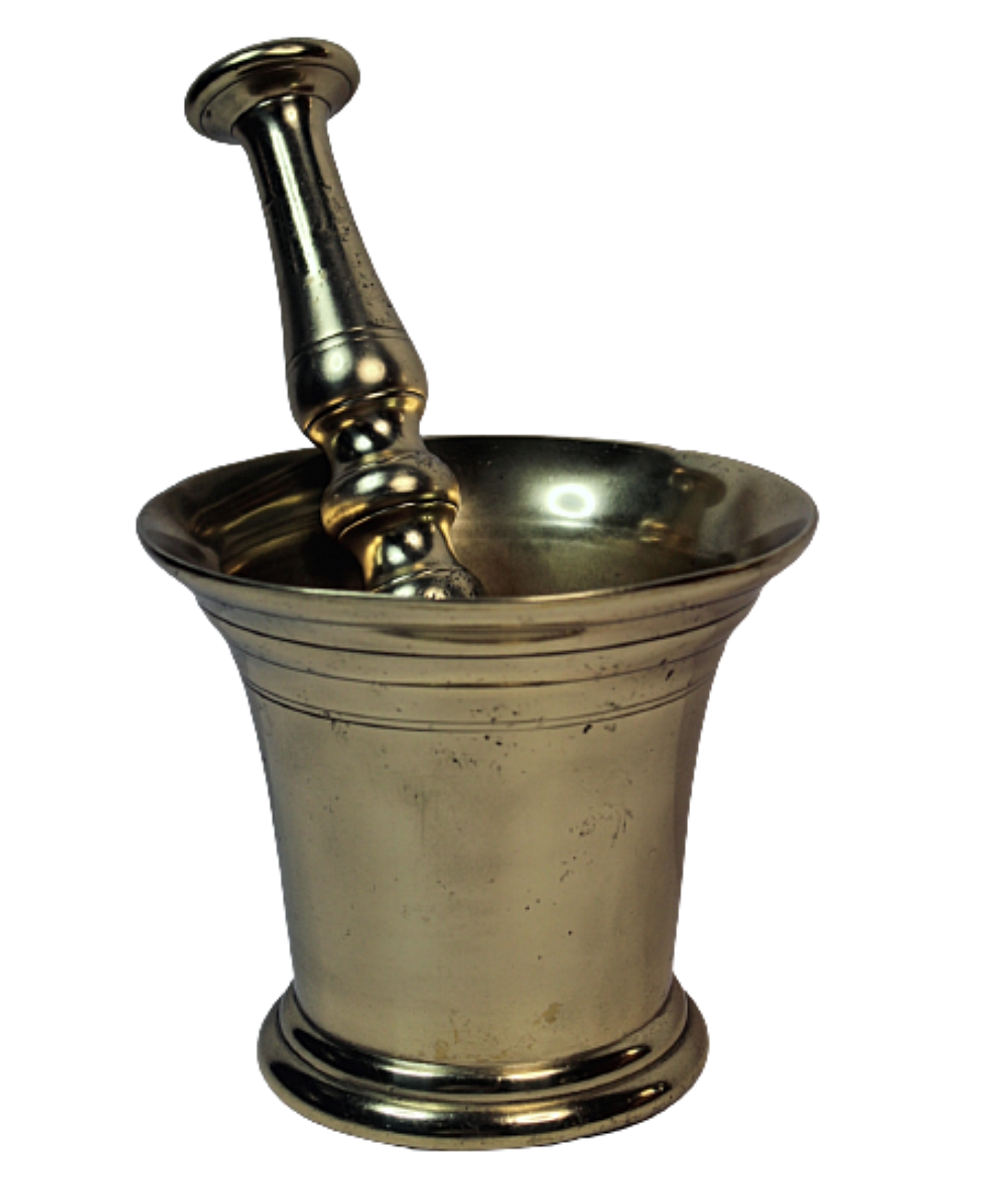 Brass Antique Mortar and Pestle