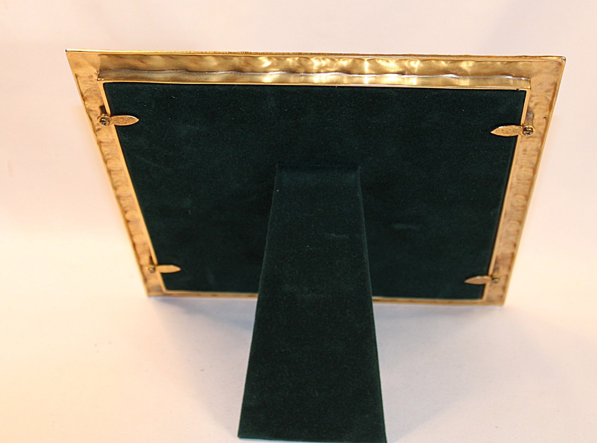 Vintage Elias Artmetal Picture Frame 18kt. Gold over Pewter Dated 1997