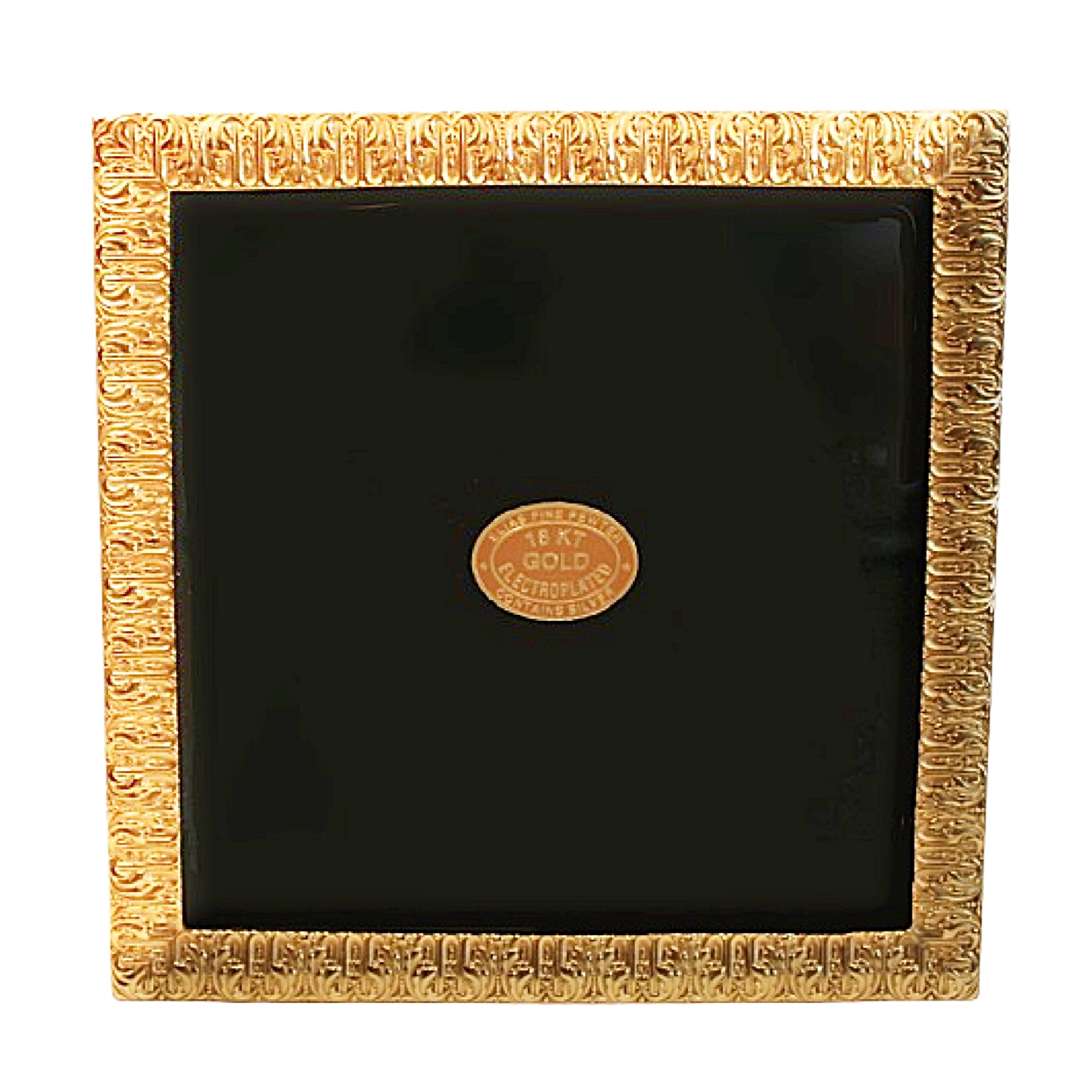 Vintage Elias Artmetal Picture Frame 18kt. Gold over Pewter Dated 1997
