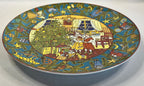 Christmas In Europe Alpine Countries Vintage Villeroy and Boch Plate laying Flat