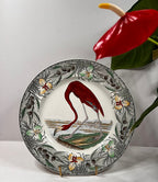 Antique Audubon Flamingo Plate 10 Inches