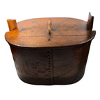 Norwegian Large Antique Bentwood Tine Box