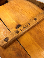 Norwegian Large Antique Bentwood Tine Box