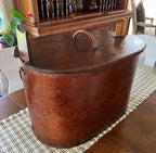 Norwegian Large Antique Bentwood Tine Box