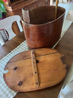 Norwegian Large Antique Bentwood Tine Box