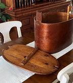 Norwegian Large Antique Bentwood Tine Box