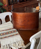 Norwegian Large Antique Bentwood Tine Box