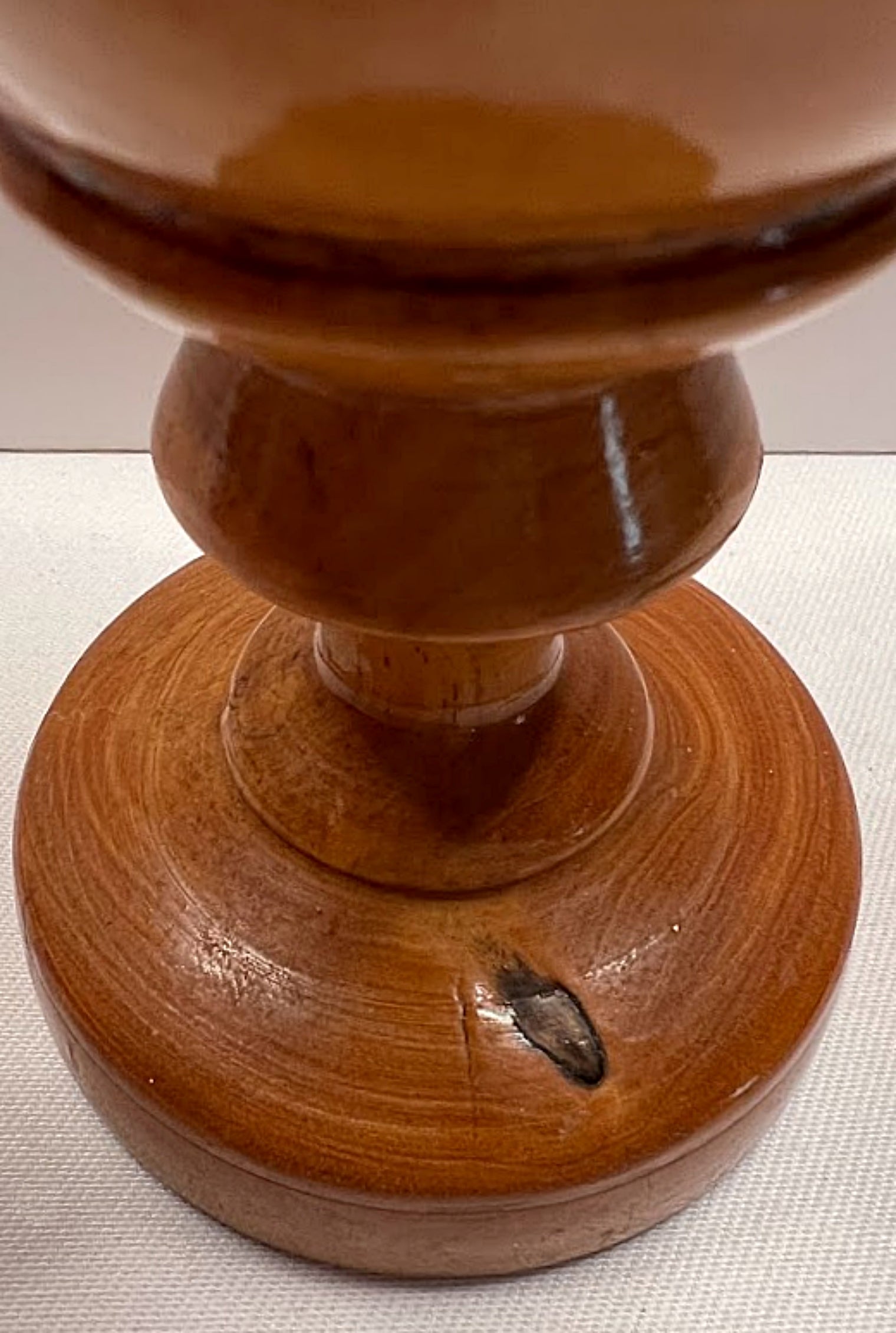 Maple Hand Turned Antique Wood Goblet