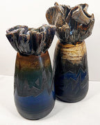 Flat Earth Clay Works Vases by Michael Schlyer