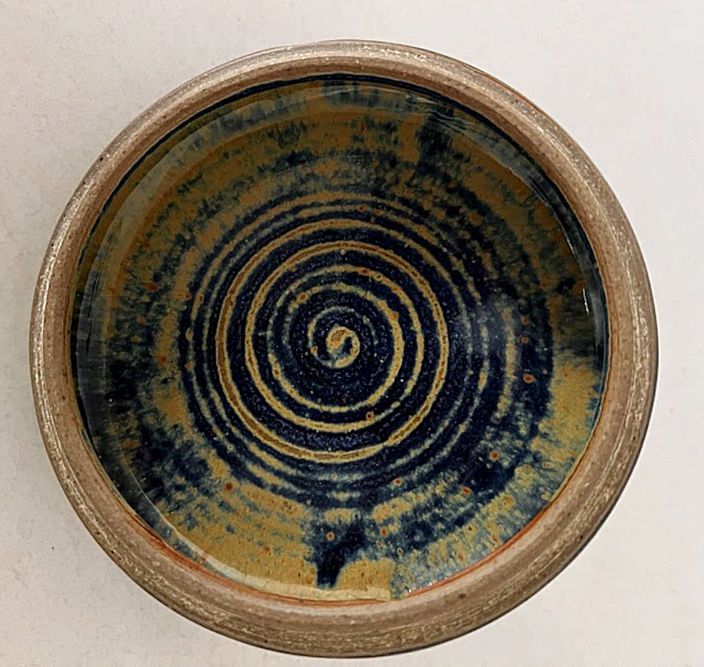 Vintage VINCE SANSONE Art Pottery Lidded Bowl Florida Master Potter
