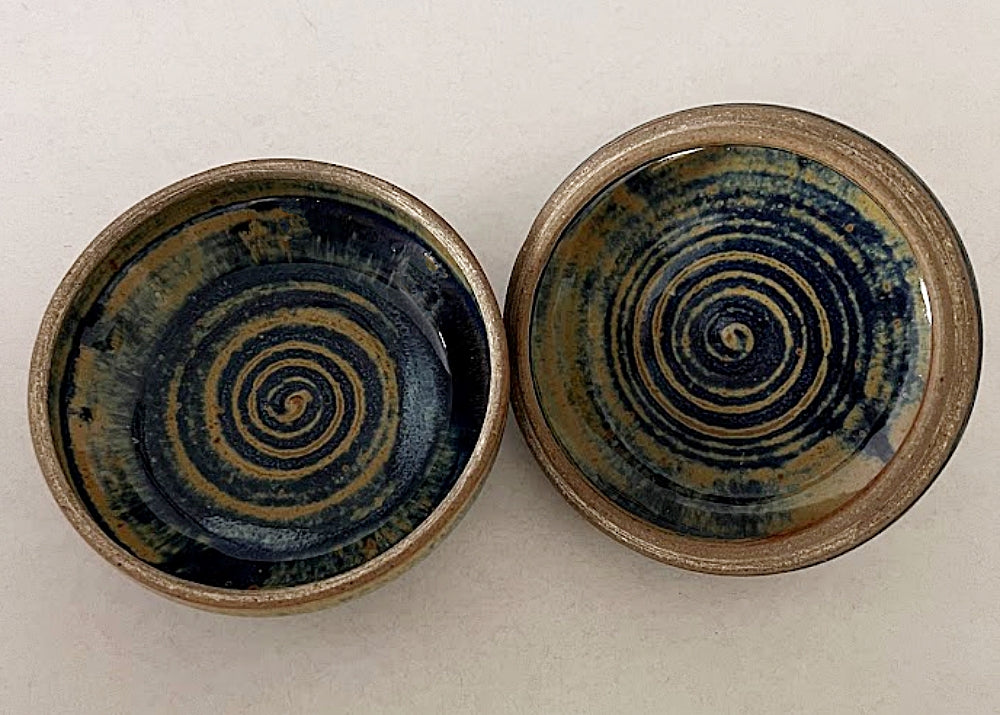 Vintage VINCE SANSONE Art Pottery Lidded Bowl Florida Master Potter