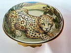 Leopard Motif Vintage Halcyon Days Box