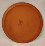 Vintage Redware Welcome Plate by Gris Pottery Dundee  Illinois