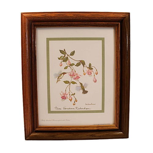 Hummingbirds Lithograph by Anne Worsham Richardson