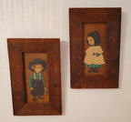 Oils on Canvas Framed Amish Children by Dolores Hackenberger