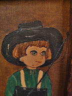 Oils on Canvas Framed Amish Children by Dolores Hackenberger
