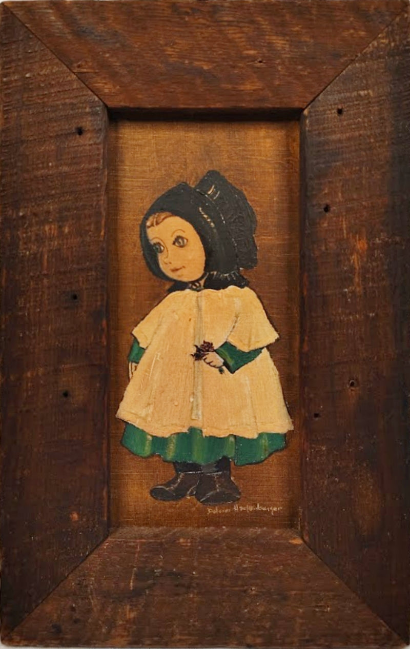 Oils on Canvas Framed Amish Children by Dolores Hackenberger