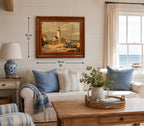 Oil Painting Beach Scene with Lighthouse PBN Craft Master