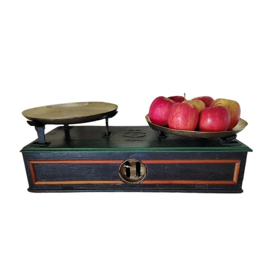 Joseph Beranger French Antique Scale with apples