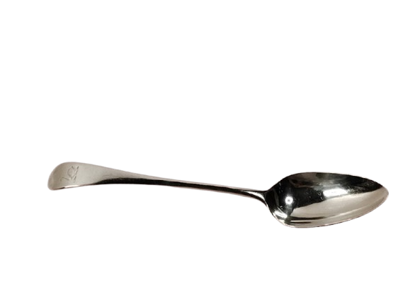 Antique Sterling Silver Serving Spoon London England
