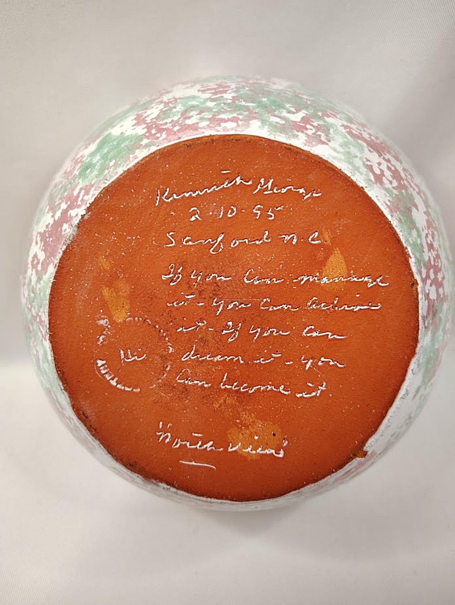Pottery Spongeware Bowls by Kenneth George