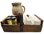 Handmade Primitive Wood Carrier