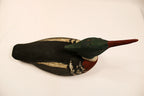 Red Breasted Merganser Drake Decoy Signed CWW