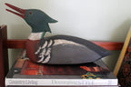 Red Breasted Merganser Drake Decoy Signed CWW