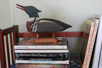 Red Breasted Merganser Drake Decoy Signed CWW