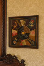 Victorian Framed Embroidery Crazy Quilt Style