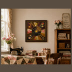 Victorian Framed Embroidery Crazy Quilt Style
