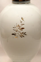 Bristol Glass Lidded Antique Apothecary Jar