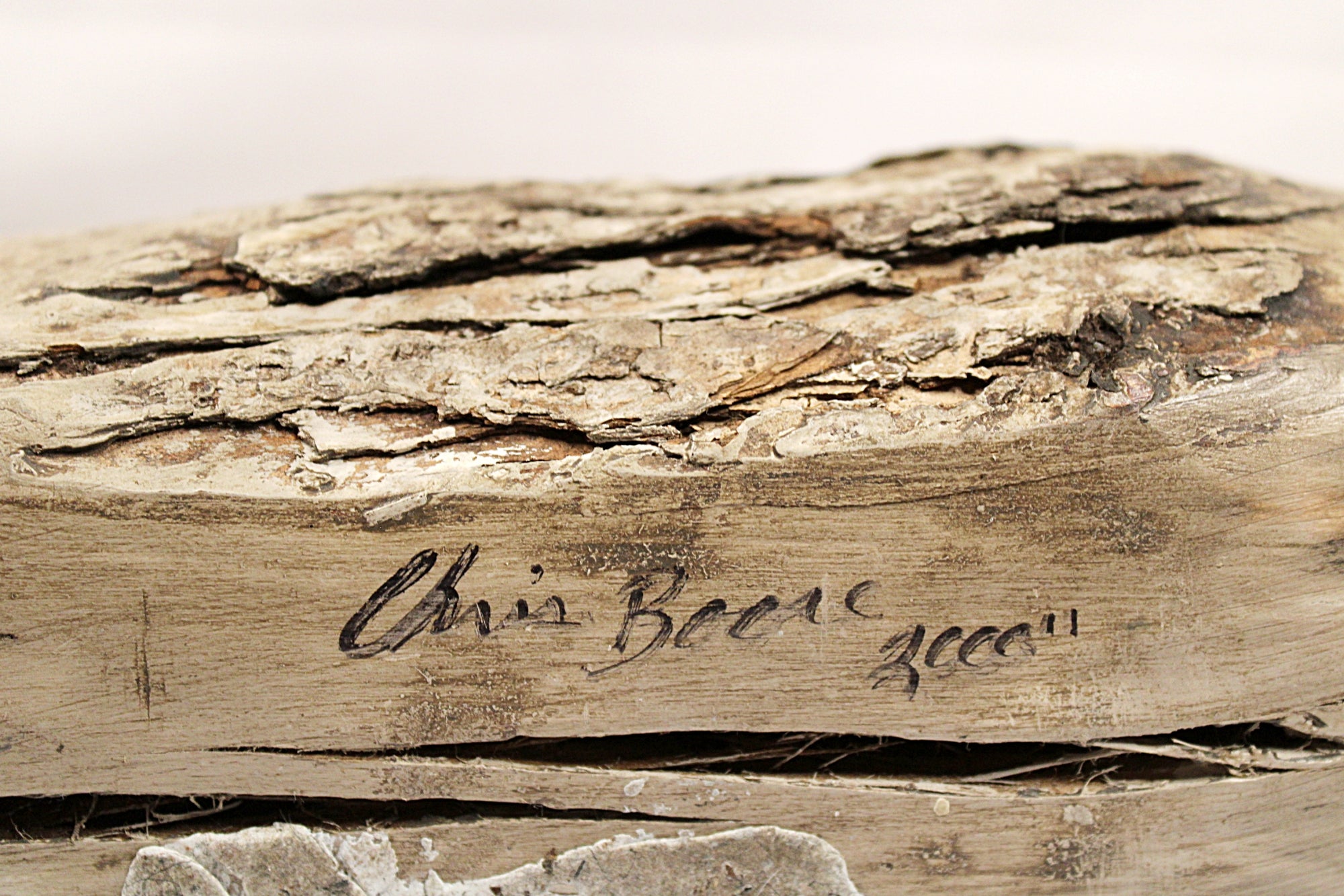 Vintage Wood Swan by Chris Boone