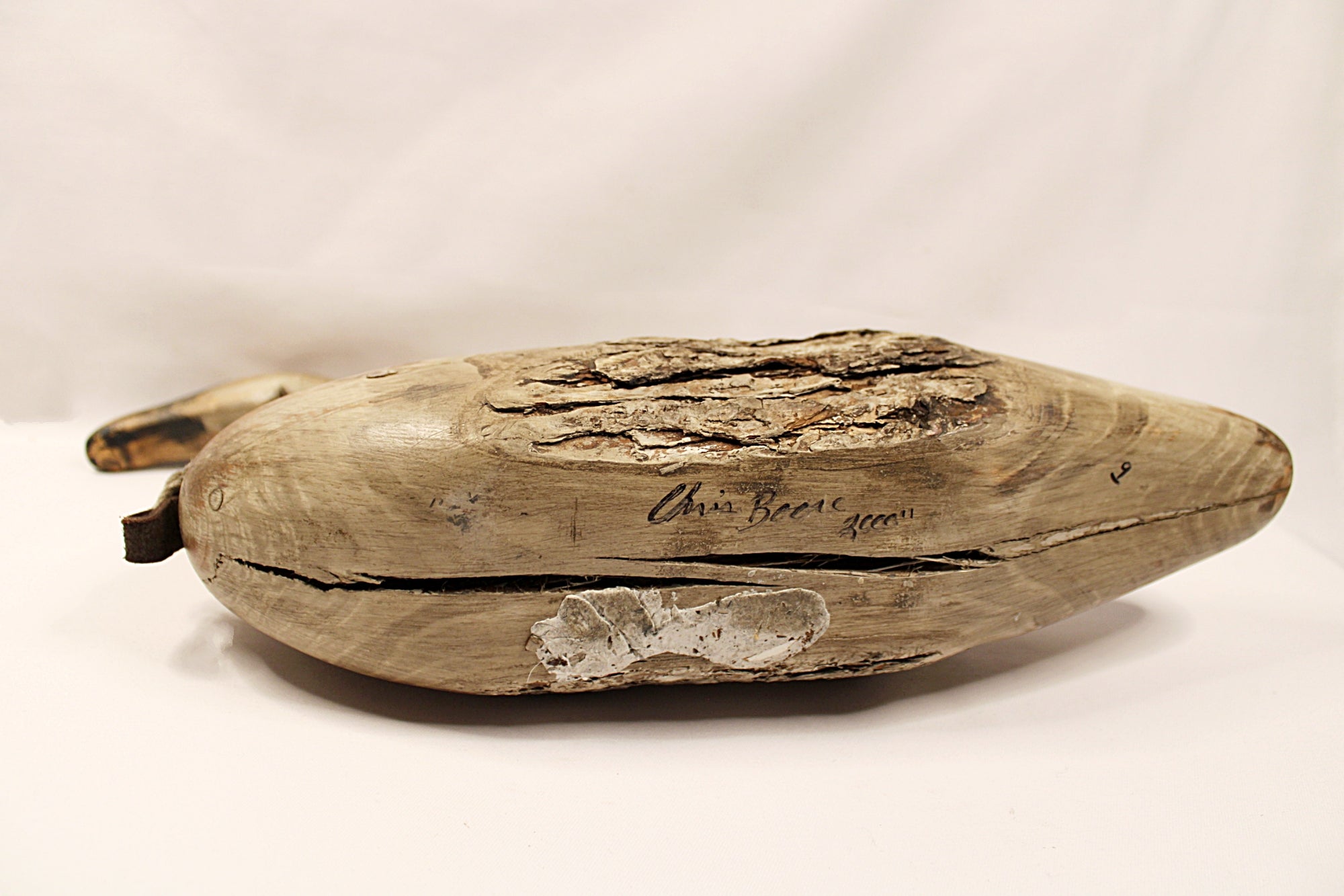 Vintage Wood Swan by Chris Boone