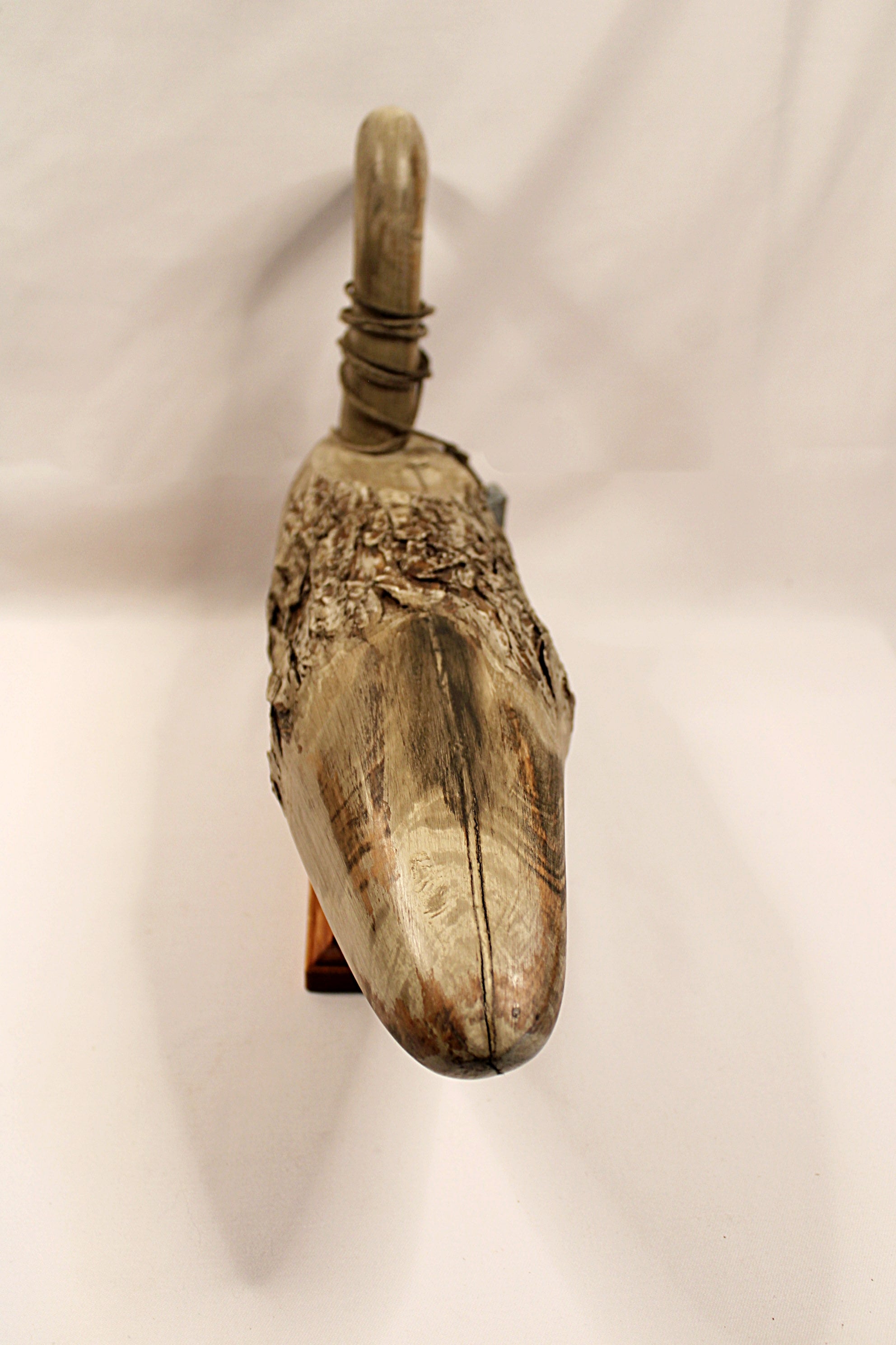 Vintage Wood Swan by Chris Boone