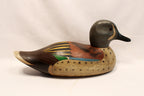 Blue Winged Teal Drake Duck Decoy by John Bundy