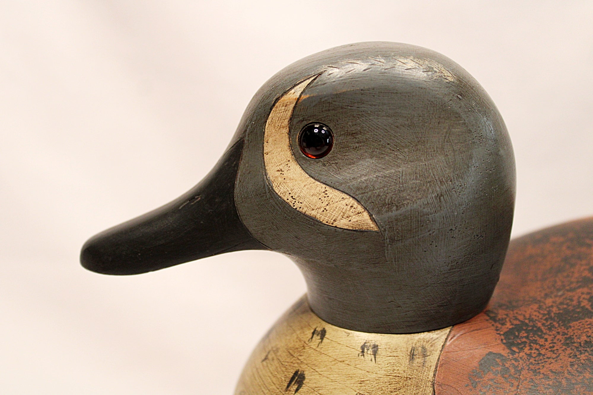 Blue Winged Teal Drake Duck Decoy by John Bundy